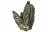 Green-Black Calcite Crystal Cluster - Sweetwater Mine #176298-4